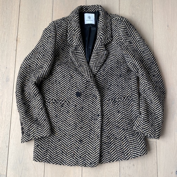 Anine Bing Jackets & Blazers - Anine Bing herringbone suit jacket